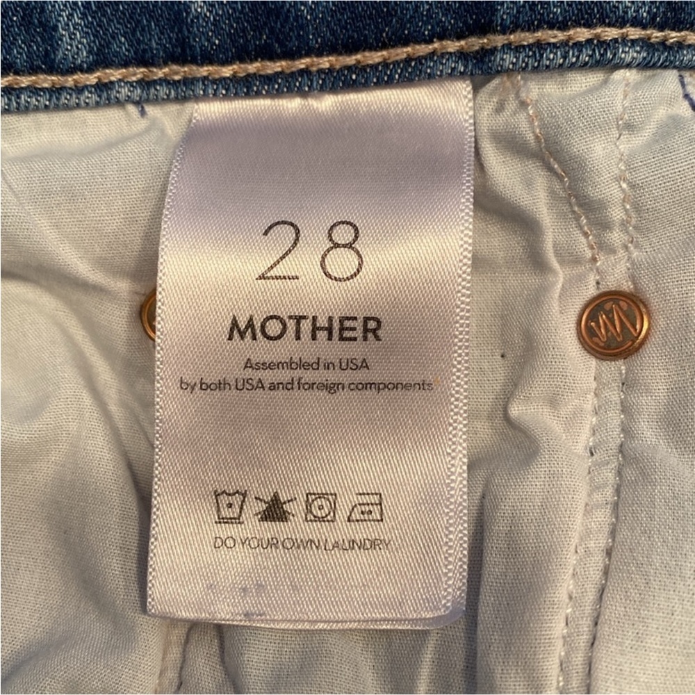 MOTHER The Tripper Ankle Fray Sz 28 - Picture 14 of 16